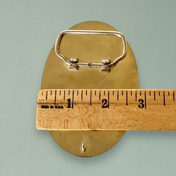 Vintage Belt Buckle North American Hunting Club Silver & Gold - Picture 6 of 6